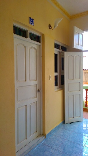 'Hall and entrance of the rooms' Casas particulares are an alternative to hotels in Cuba.